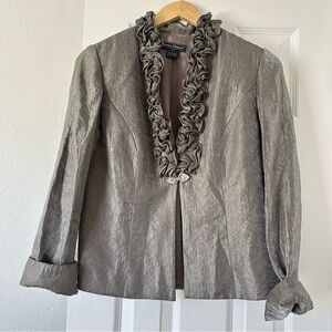 Jessica Howard in gray silver jacket size 8 P